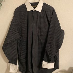 Donald J Trump Men’s Striped Button Up